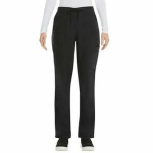 Scrubstar Womens Pant Core Essentials Drawstring Cargo Scrub Black Size XXL